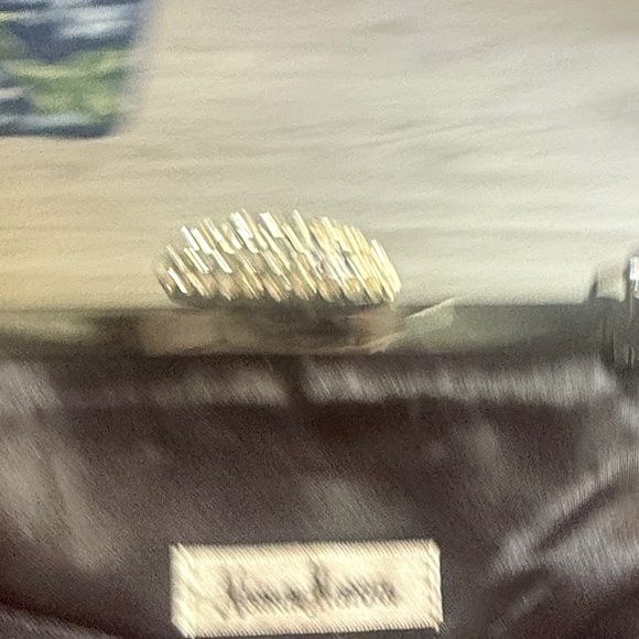 Vintage Neiman Marcus Elegant Black Clutch with Bow - Picture 5 of 7